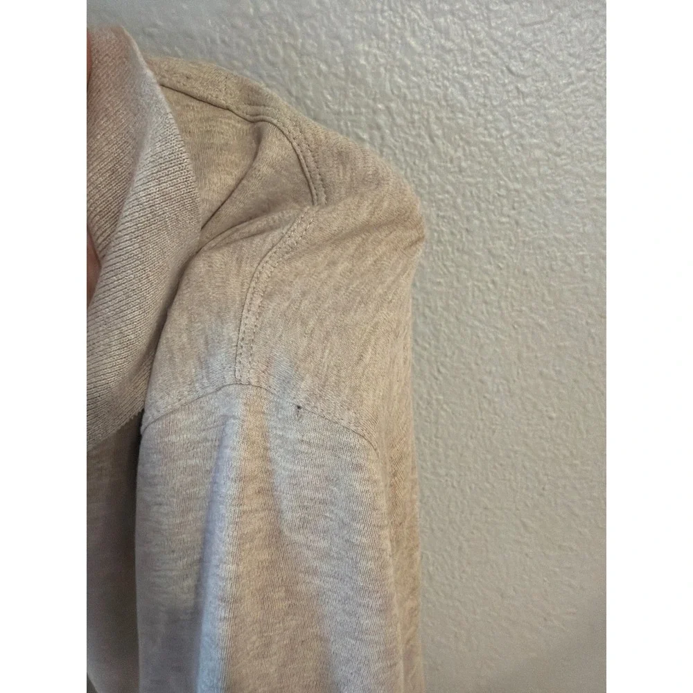 Banana Republic Polo Shirt Mens XL Oatmeal Beige Cotton Short Sleeve Heathered